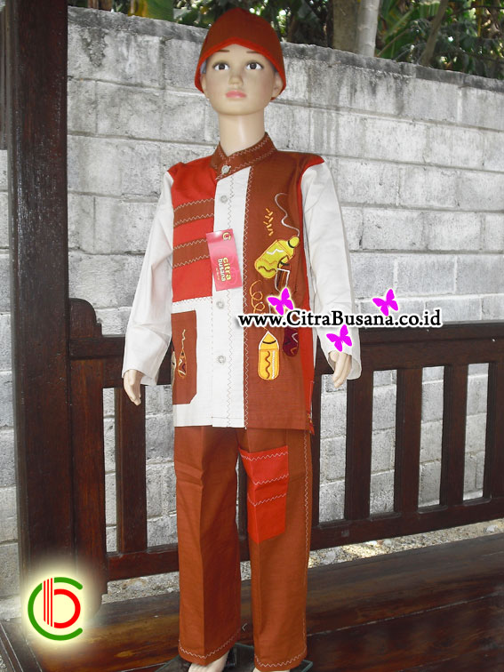 Baju Muslim Anak Lucu | Citra Busana Kode : ACB134