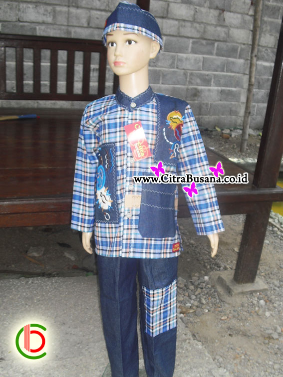 Produsen Baju Muslim Anak | Citra Busana Kode : ACB137