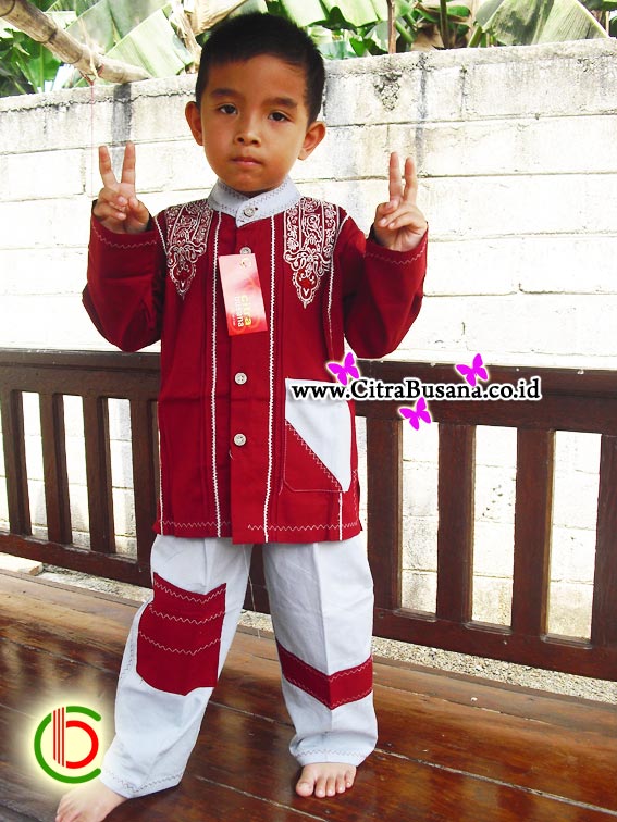 Model Baju Muslim Anak Anak | Citra Busana Kode : ACB154